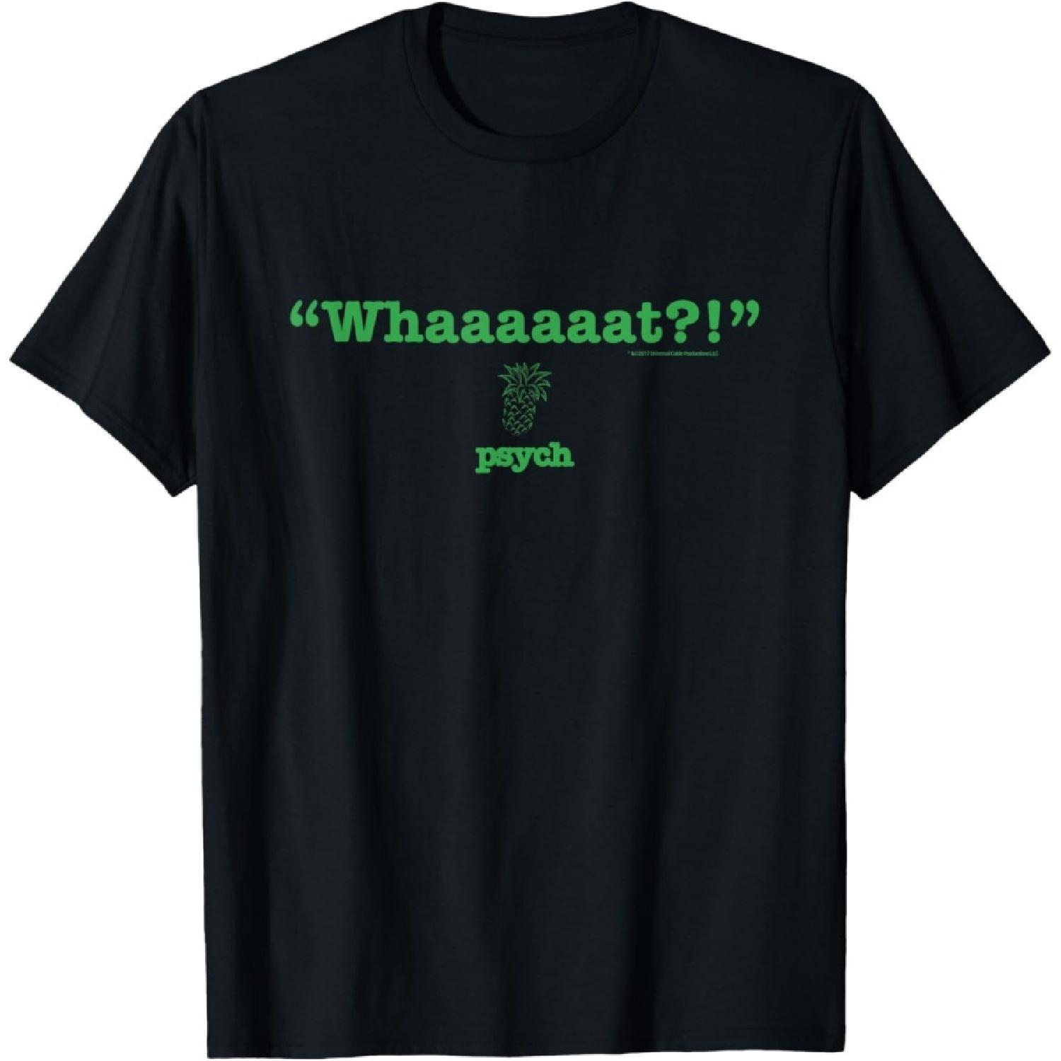Psych Whaaaaaat_! Hilarious T-Shirt - Official Tee T-Shirt(1) XXXXXL чорний
Psych Whaaaaaat_! Hilarious T-Shirt - Official Tee T-Shirt(1) XXXXXL чорний