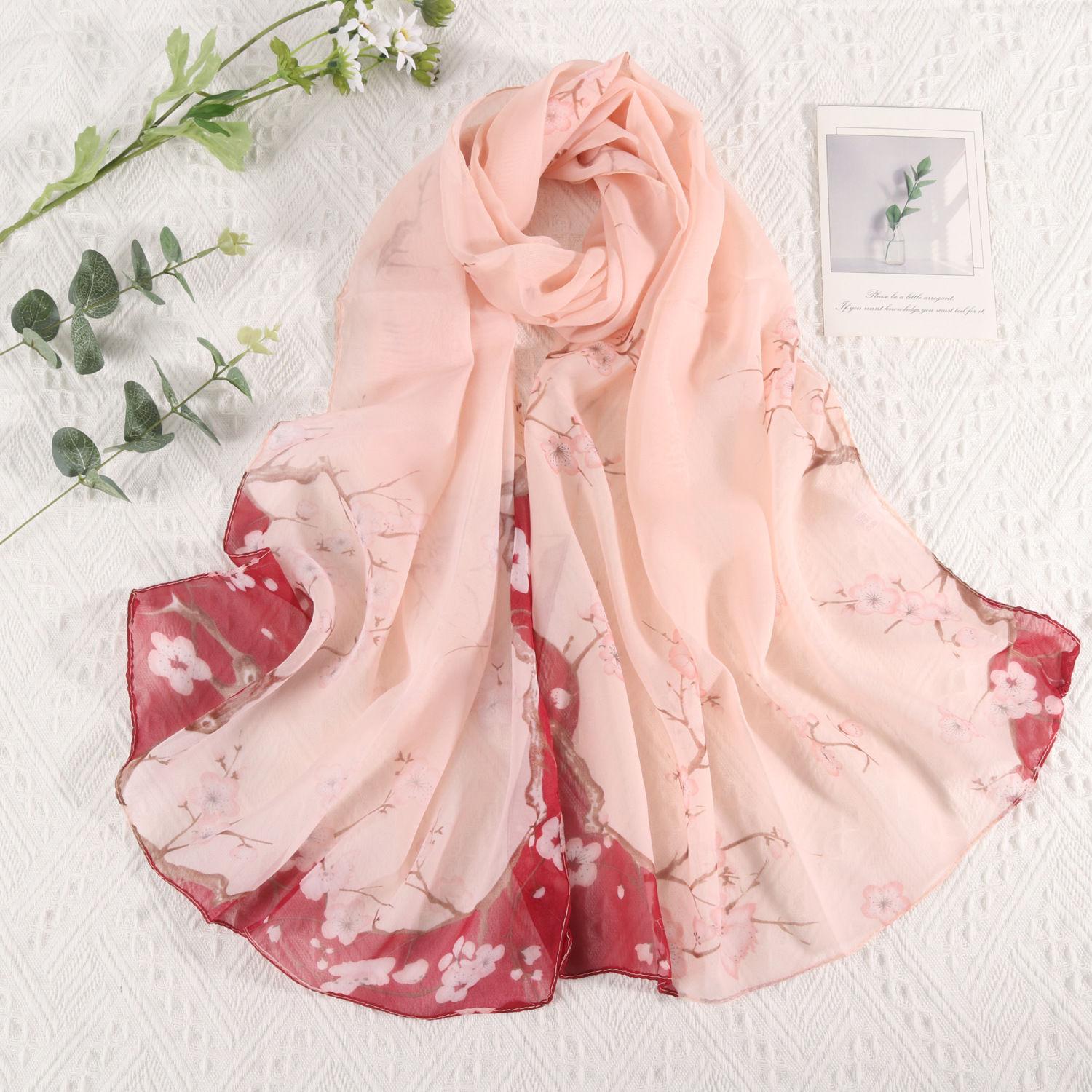 Шарфы с принтом для женщин, тонкие шифоновые шарфы, весенние и летние шали, длинные шарфы, подарки на День матери 150-45cm
Шарфы с принтом для женщин, тонкие шифоновые шарфы, весенние и летние шали, длинные шарфы, подарки на День матери 150-45cm