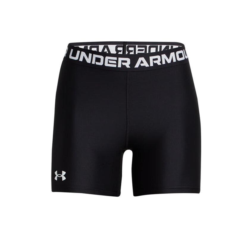 Under Armour Серия Heat Gear Удобные облегающие тренировочные шорты в морском стиле Женские шорты Черные 1384005-001