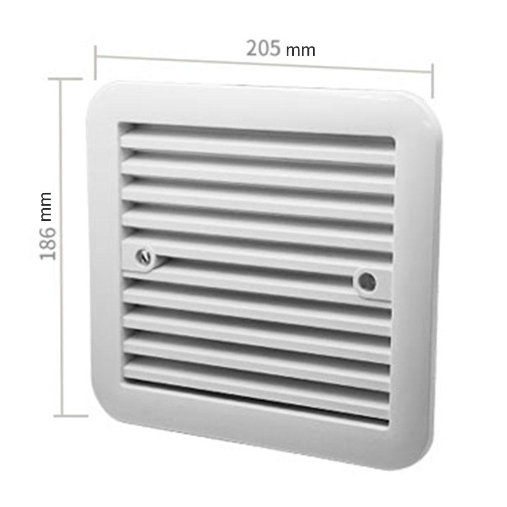 Caravan Ventilation Fan Grille Double Window Side ABS Refrigerator Vent Louver Suitable for Yachts Trailers and RVs білий
Caravan Ventilation Fan Grille Double Window Side ABS Refrigerator Vent Louver Suitable for Yachts Trailers and RVs білий