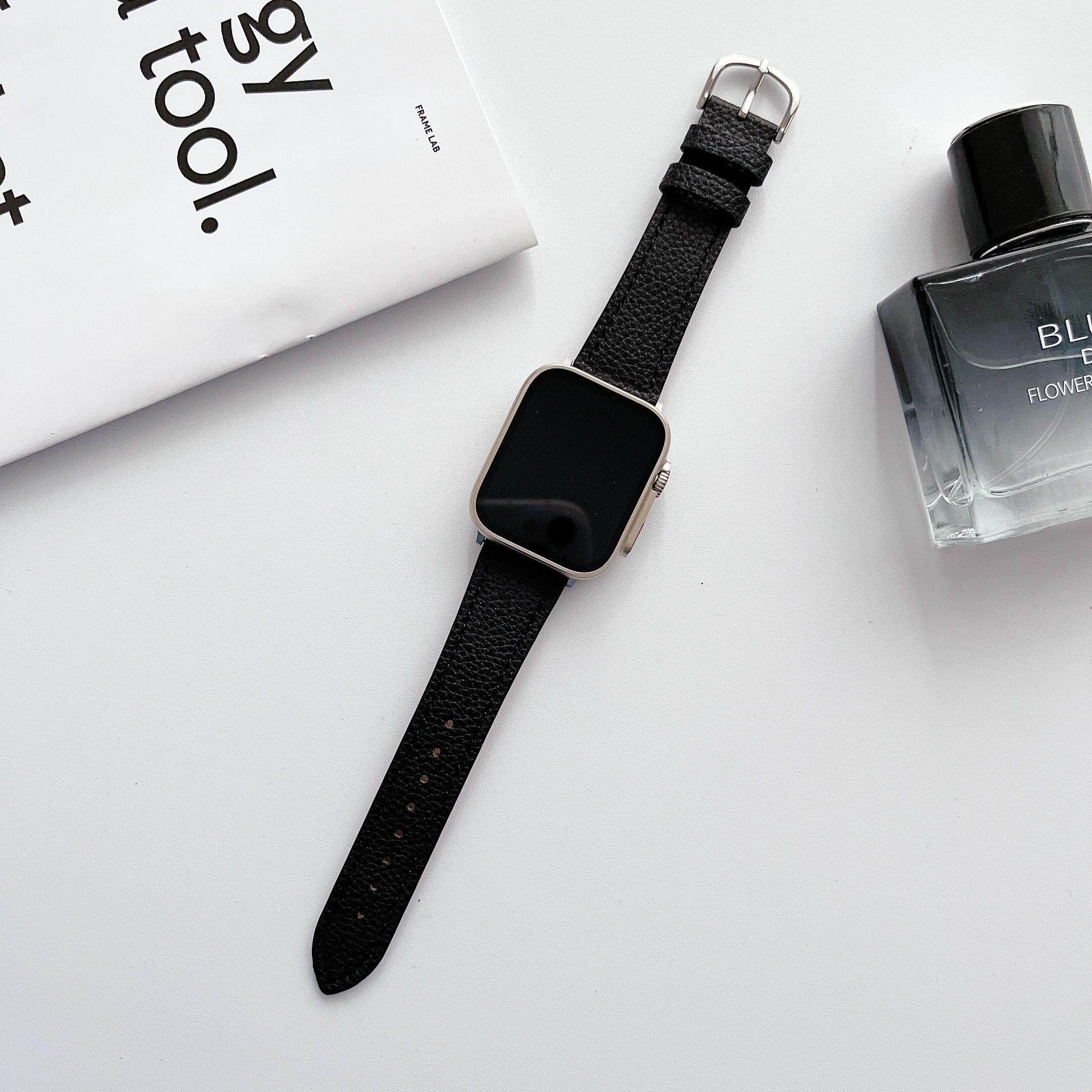 Ремешок из натуральной кожи для iWatch Band 45 мм, 44 мм, 42 мм, 49 мм, модные аксессуары для умных часов для iWatch Ultar 8, 7, 6 42/44/45/49/MM чёрный
Ремешок из натуральной кожи для iWatch Band 45 мм, 44 мм, 42 мм, 49 мм, модные аксессуары для умных часов для iWatch Ultar 8, 7, 6 42/44/45/49/MM чёрный