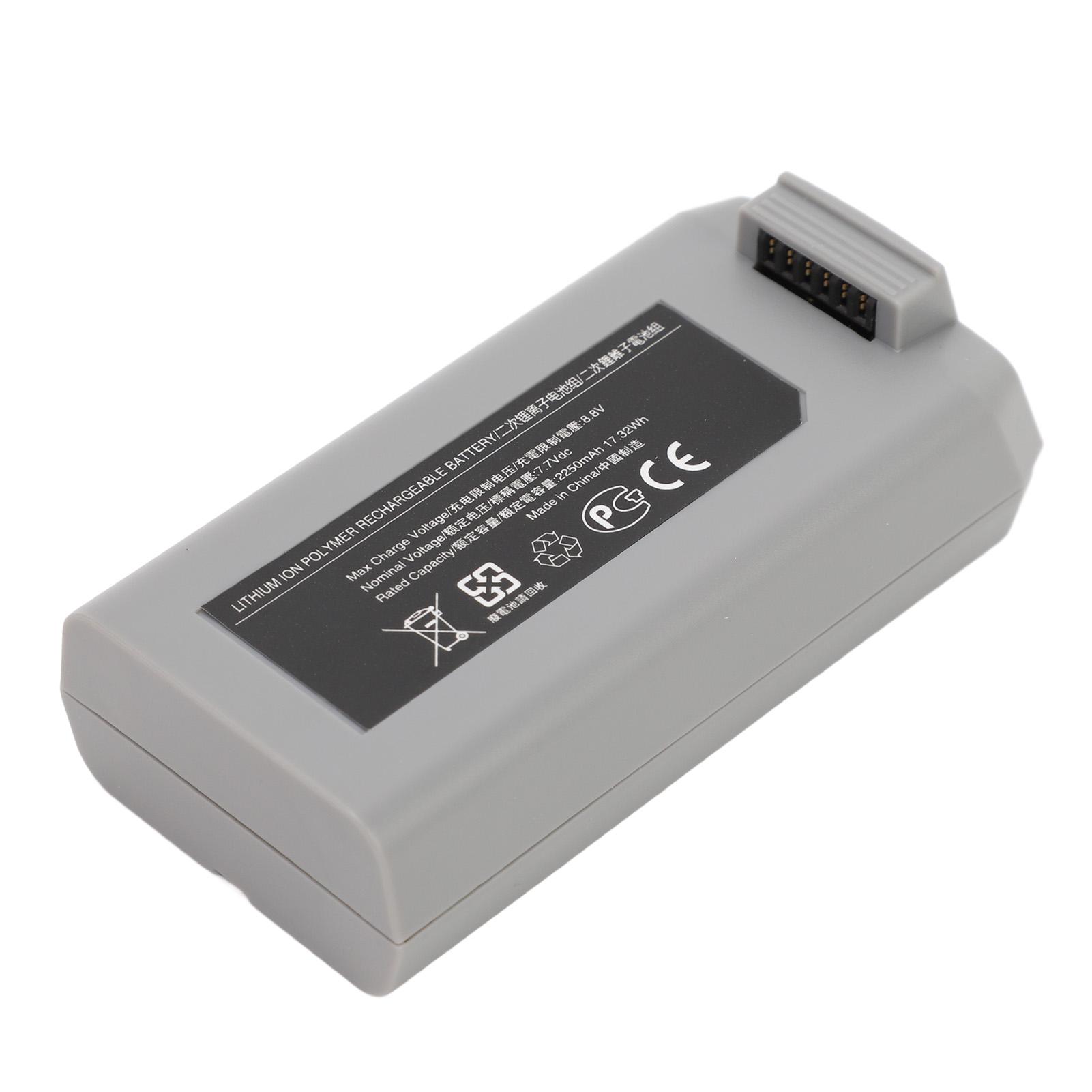 Літієва батарея Drone для Mavic Mini 2 2SE High Capacity 2250mAh Заміна інтелектуальної літієвої батареї
Літієва батарея Drone для Mavic Mini 2 2SE High Capacity 2250mAh Заміна інтелектуальної літієвої батареї
