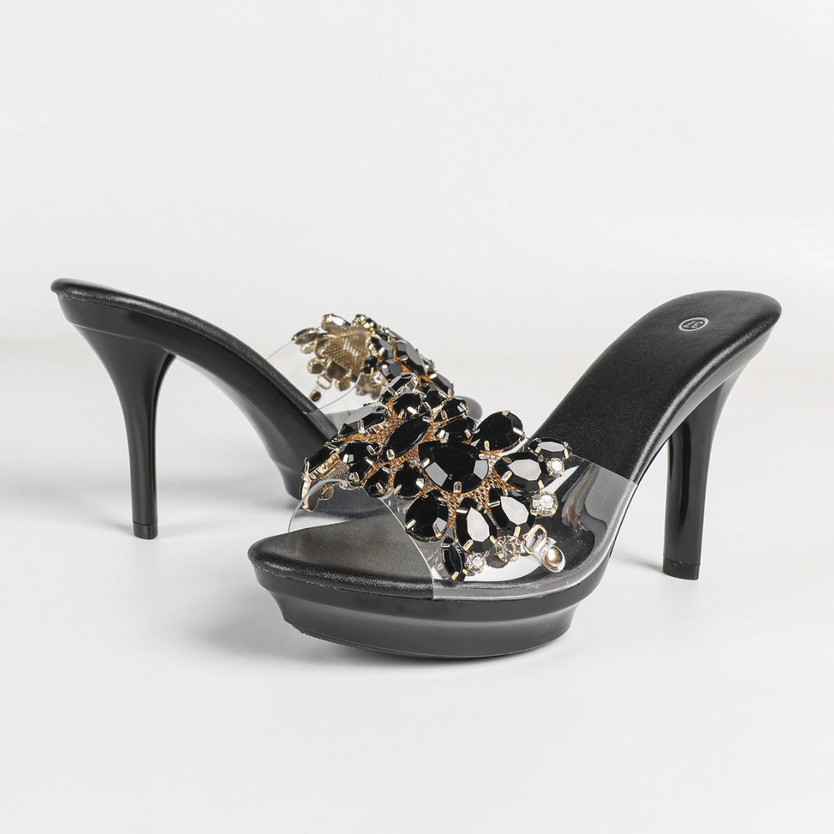 10.5CM Rhinestone Transparent Heels, Thin Heel Platform Sandals, European Sexy Catwalk Party Model Shoes LFD-19881-A58 43 чорний
10.5CM Rhinestone Transparent Heels, Thin Heel Platform Sandals, European Sexy Catwalk Party Model Shoes LFD-19881-A58 43 чорний