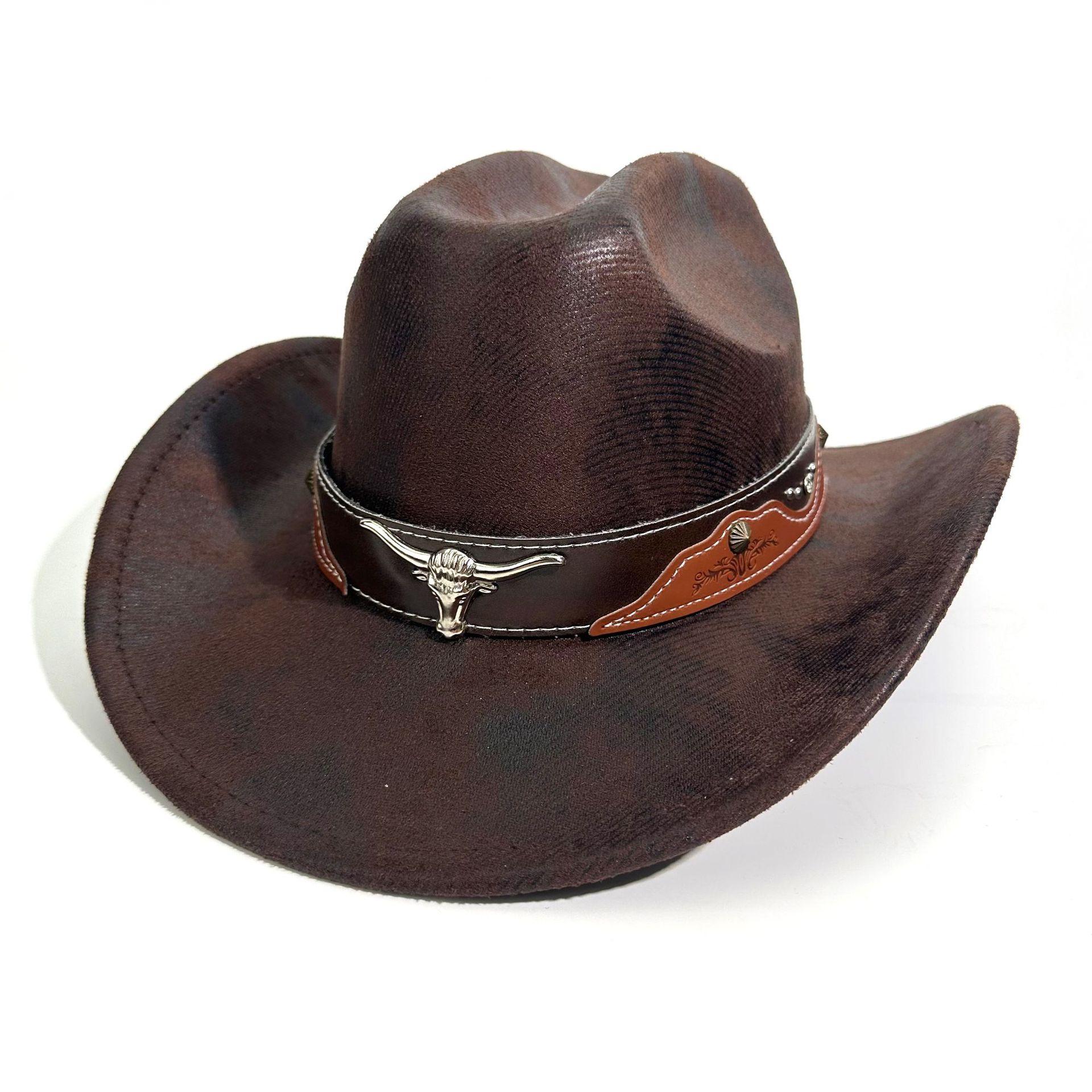 Dayan Western Cowboy Hat Cow Head Belt Rivet Jazz Hat Men S And Women S Spring, Summer And Autumn Outdoor Travel Sunshade And Sun Protection Hat M(56-58cm) темно-коричневого кольору
Dayan Western Cowboy Hat Cow Head Belt Rivet Jazz Hat Men S And Women S Spring, Summer And Autumn Outdoor Travel Sunshade And Sun Protection Hat M(56-58cm) темно-коричневого кольору