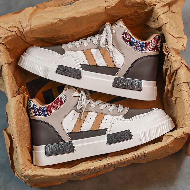 Men Shoes Sneakers High Top Mens Casual Shoes Luxury Breathable Men Walking Shoes Trend Leather Shoes for Men Running Shoes Hip Hop Male Footwear 39 коричневый
Men Shoes Sneakers High Top Mens Casual Shoes Luxury Breathable Men Walking Shoes Trend Leather Shoes for Men Running Shoes Hip Hop Male Footwear 39 коричневый