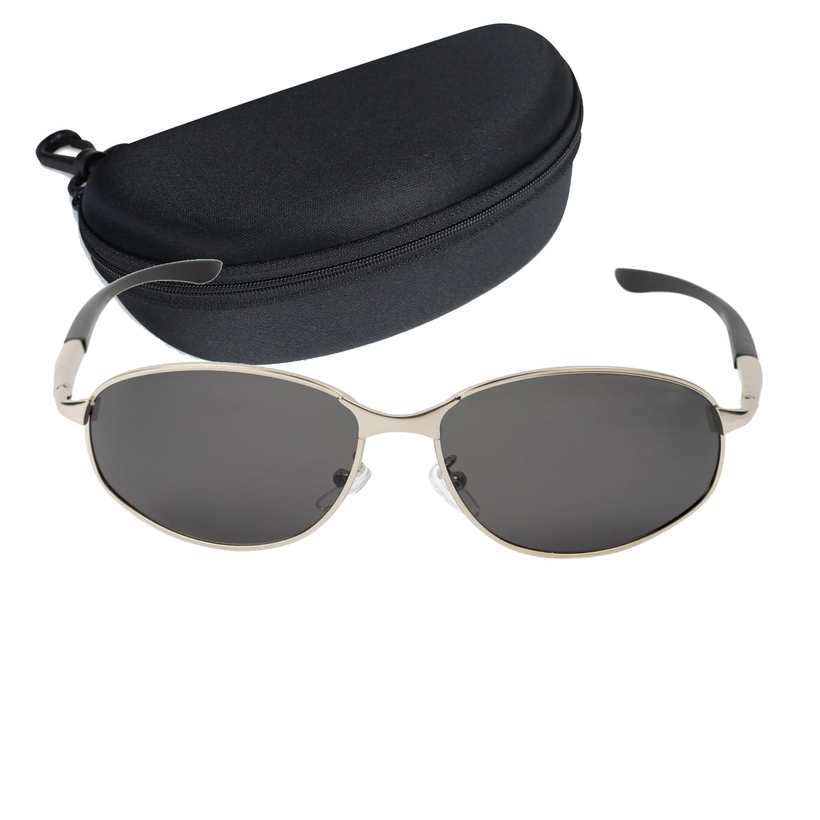 Captain Stag Polarized Sunglasses with Sunglasses Stainless Men s Case, Steel, Smoke, CSP-002-3-EH-72 срібний
Captain Stag Polarized Sunglasses with Sunglasses Stainless Men s Case, Steel, Smoke, CSP-002-3-EH-72 срібний