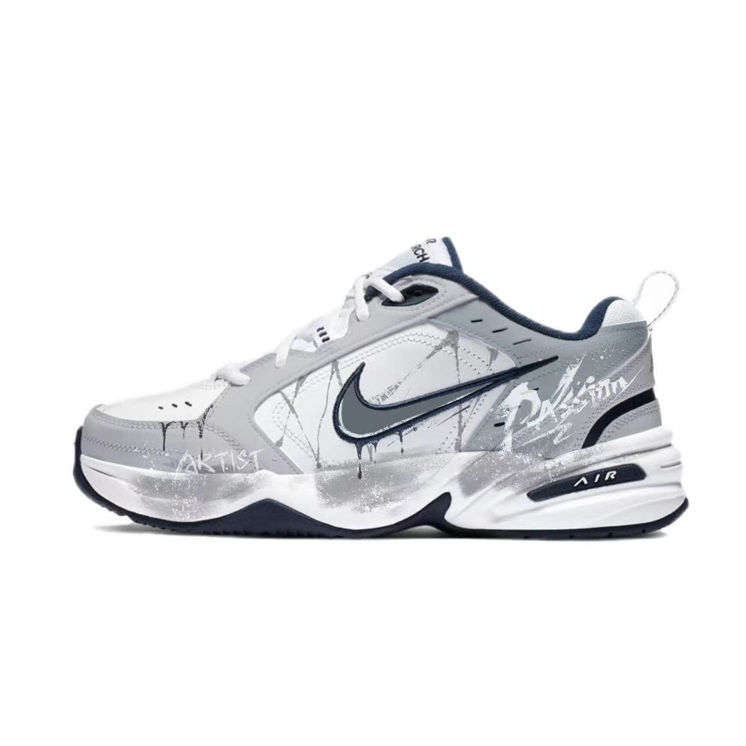 Nike Air Monarch 4 Ink Wash Graffiti Abrasion Resistant Low top Chunky Sneakers Unisex White 415445-102(team183-) 40.5
Nike Air Monarch 4 Ink Wash Graffiti Abrasion Resistant Low top Chunky Sneakers Unisex White 415445-102(team183-) 40.5