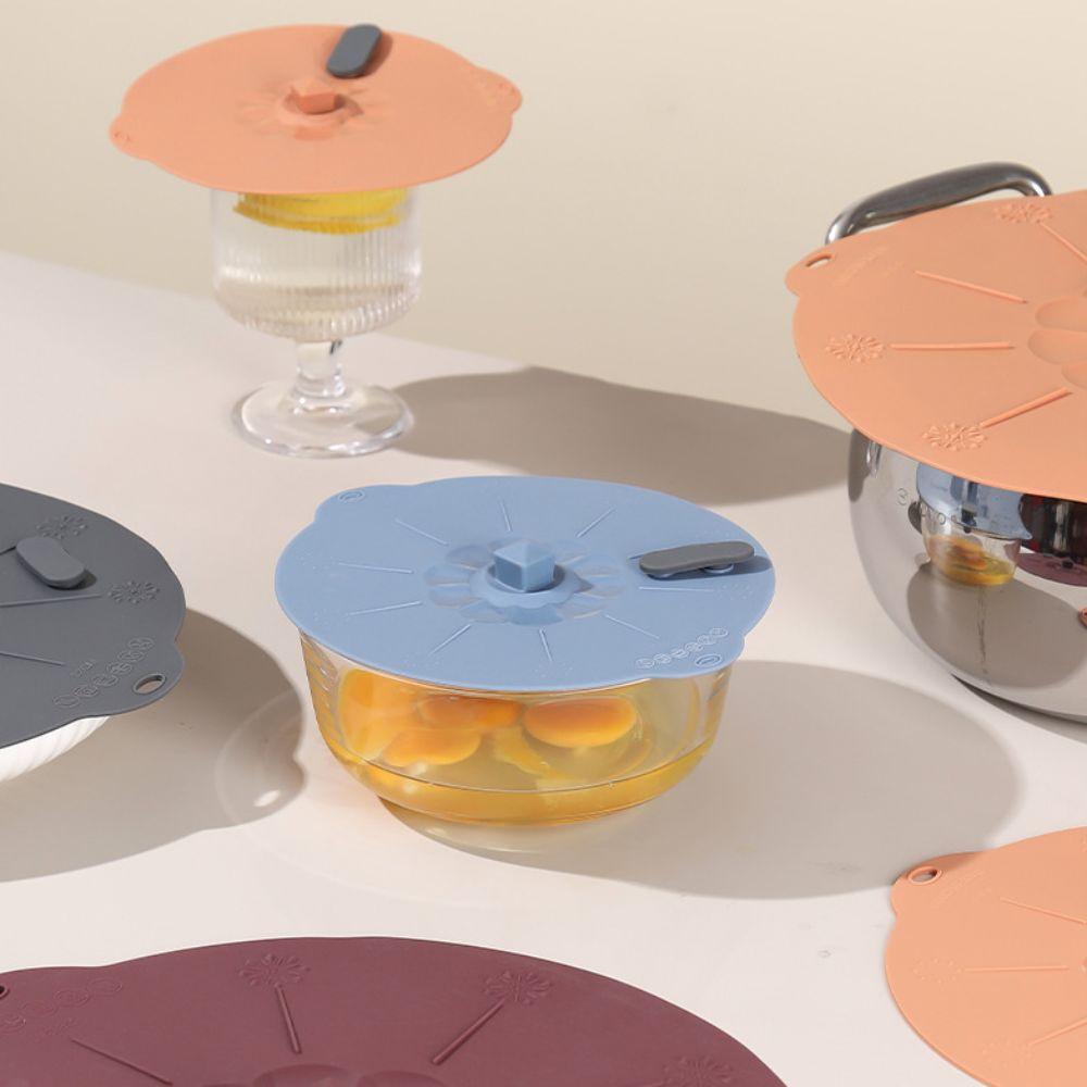 Силіконова кришка для збереження свіжості, герметична кришка, що запобігає розливанню, нова кришка для каструлі, кухонний гаджет Orange-20# 
Силіконова кришка для збереження свіжості, герметична кришка, що запобігає розливанню, нова кришка для каструлі, кухонний гаджет Orange-20#