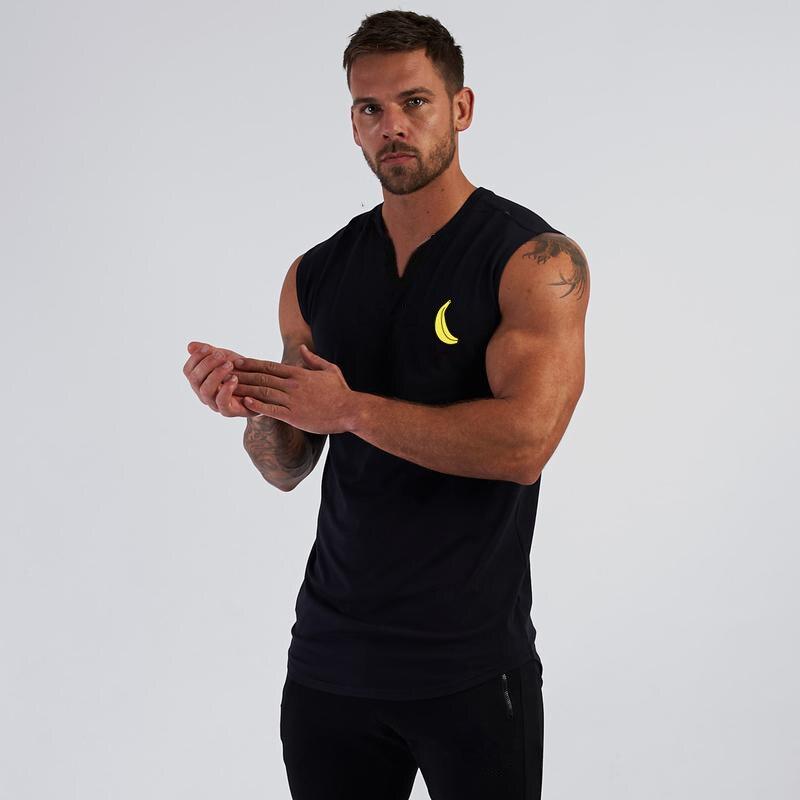 Muscleguys Мужской широкий жилет с v-образным вырезом Молодежный спортивный тонкий топ для фитнеса Повседневная футболка без рукавов L чёрный
Muscleguys Мужской широкий жилет с v-образным вырезом Молодежный спортивный тонкий топ для фитнеса Повседневная футболка без рукавов L чёрный