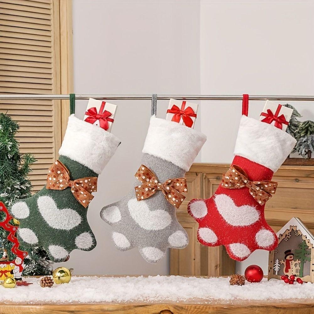 Personalized Christmas Dog Claw Socks Decorative Christmas Decoration Dog Claw Knitted Socks Home зелёный
Personalized Christmas Dog Claw Socks Decorative Christmas Decoration Dog Claw Knitted Socks Home зелёный