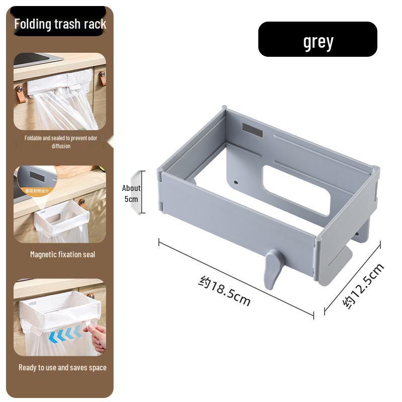 Foldable Wall-Mounted Trash Bag Holder for Kitchen & Bathroom
Foldable Wall-Mounted Trash Bag Holder for Kitchen & Bathroom