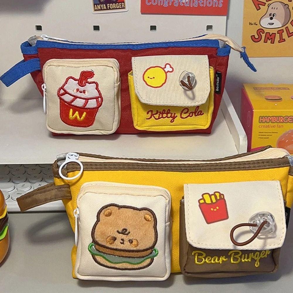 Portable Pencil Case Hamburger And French Fries Stationery Bag New Pen Bag Back To School жовтий
Portable Pencil Case Hamburger And French Fries Stationery Bag New Pen Bag Back To School жовтий