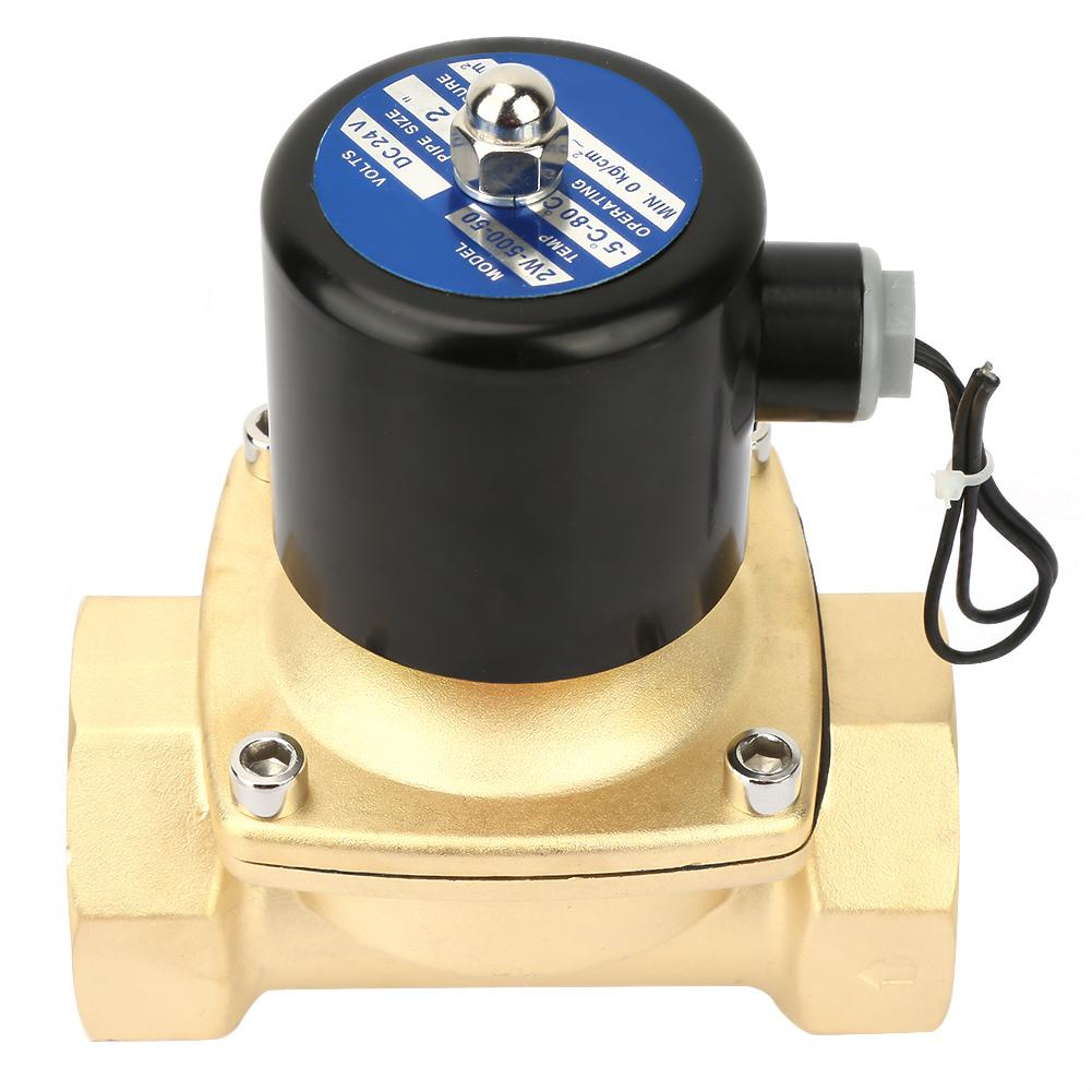Латунний нормально закритий електричний електромагнітний клапан DN50 для води, нафти, газу, постійного струму 24 В
Латунний нормально закритий електричний електромагнітний клапан DN50 для води, нафти, газу, постійного струму 24 В