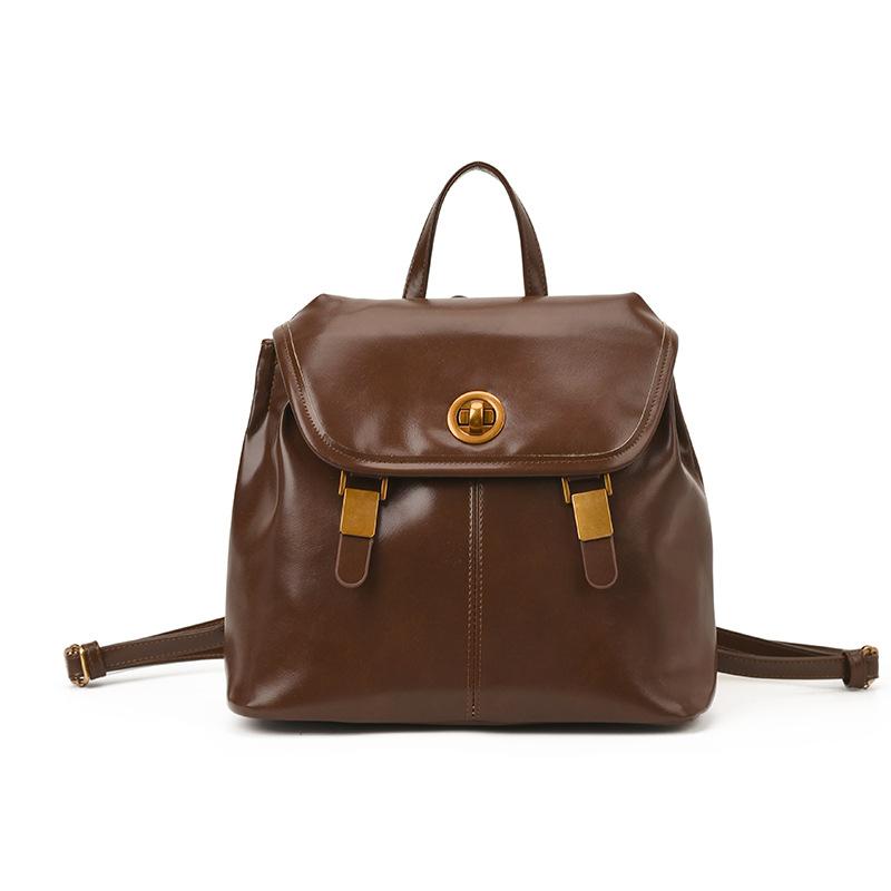 2025 autumn retro backpack female large capacity leisure student class British style fashion simple travel backpack
2025 autumn retro backpack female large capacity leisure student class British style fashion simple travel backpack