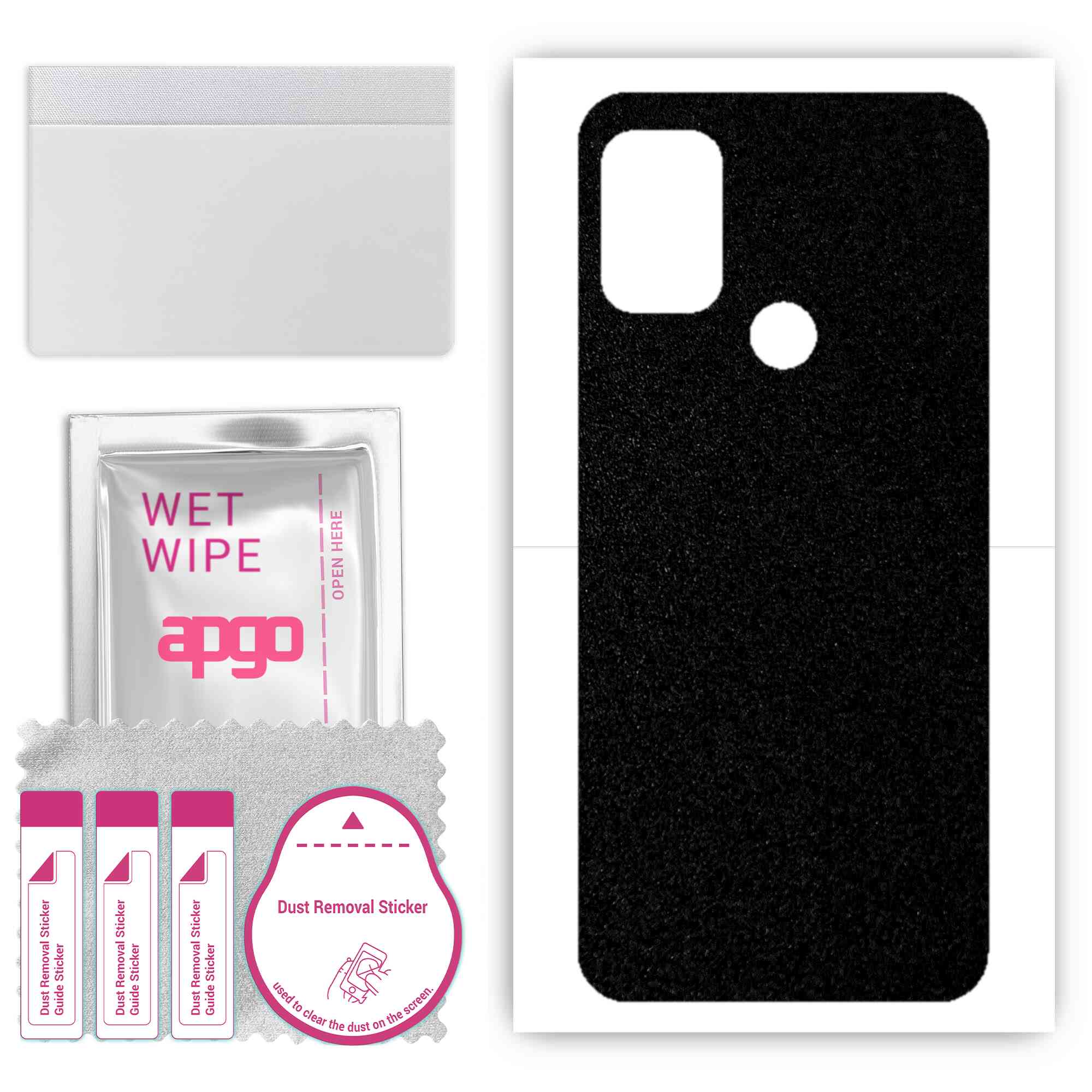 Apgo Protective Skin Sticker for the back compatible with Motorola Moto G20, Wrap Film, Foil, Vinyl - Pattern Matte Black
Apgo Protective Skin Sticker for the back compatible with Motorola Moto G20, Wrap Film, Foil, Vinyl - Pattern Matte Black