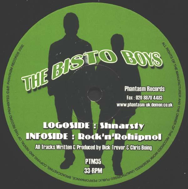 12inch Record BISTO BOYS - Shnarsty / Rock N Rohipnol PTM35 Phantasm Record 2000 UK Dance & Electronica Used
12inch Record BISTO BOYS - Shnarsty / Rock N Rohipnol PTM35 Phantasm Record 2000 UK Dance & Electronica Used