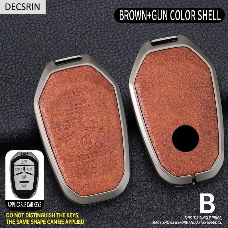 Zinc Alloy+Leather Car Remote Key Case Cover Protective Shell Fob For Ssang Yong G4 Rexton Autokeychain Styling Accessories
Zinc Alloy+Leather Car Remote Key Case Cover Protective Shell Fob For Ssang Yong G4 Rexton Autokeychain Styling Accessories