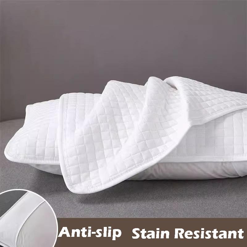 Hypoallergenic Pillow Protector with Dust Mite Barrier, Sweatproof & Anti-Stain Zippered Pillowcase for Allergy Relief - Grey/White 1pc білий
Hypoallergenic Pillow Protector with Dust Mite Barrier, Sweatproof & Anti-Stain Zippered Pillowcase for Allergy Relief - Grey/White 1pc білий