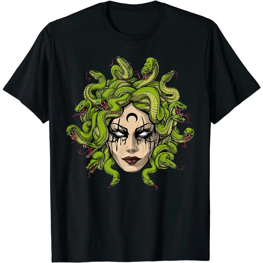 Medusa Gothic Snakes Greek Mythology Graphic TShirt Breathable Cotton Short Sleeve Tee for Unisex S
Medusa Gothic Snakes Greek Mythology Graphic TShirt Breathable Cotton Short Sleeve Tee for Unisex S