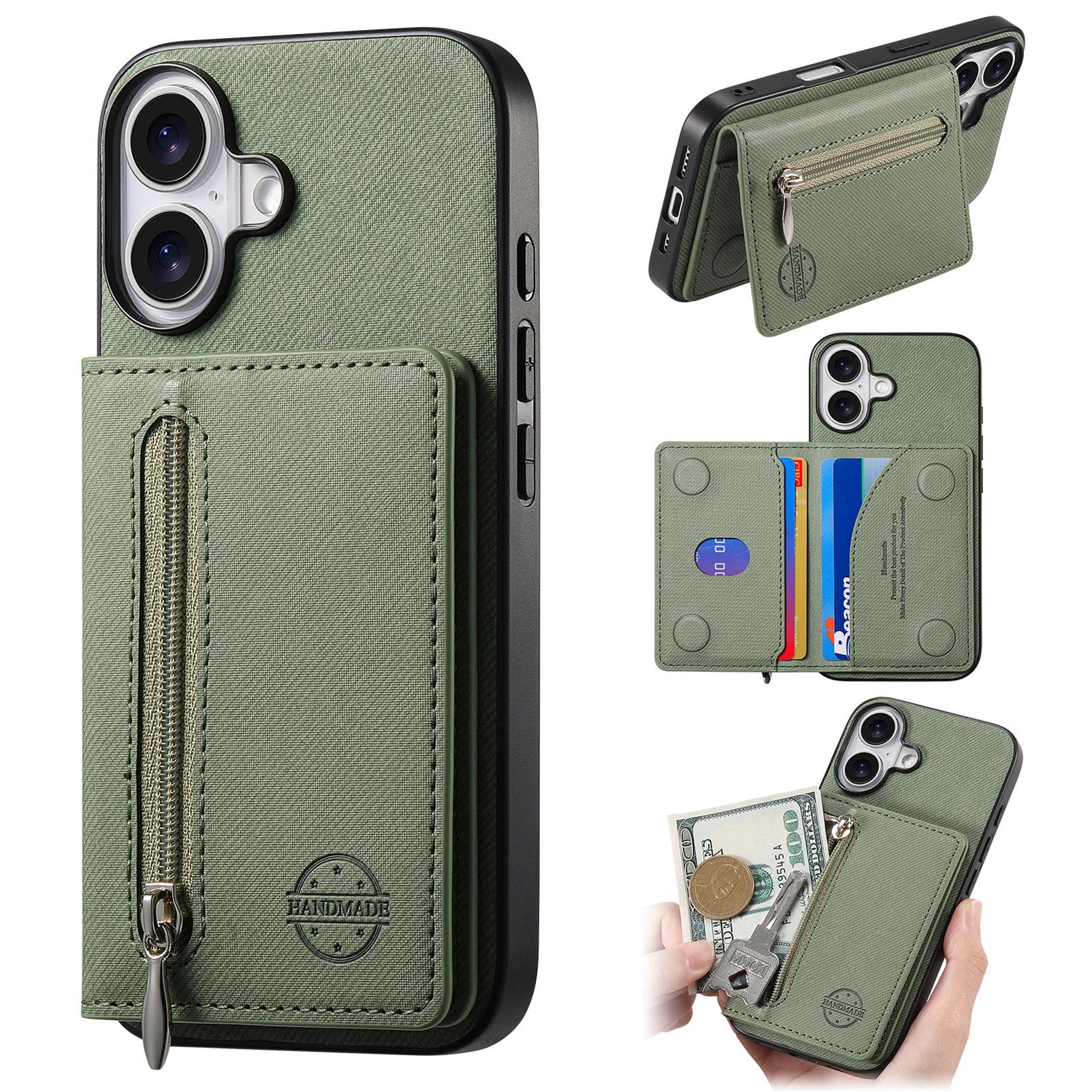 For iPhone 17 Case Zipper Card Holder Kickstand Jeans Cloth Texture Leather Back Cover
For iPhone 17 Case Zipper Card Holder Kickstand Jeans Cloth Texture Leather Back Cover