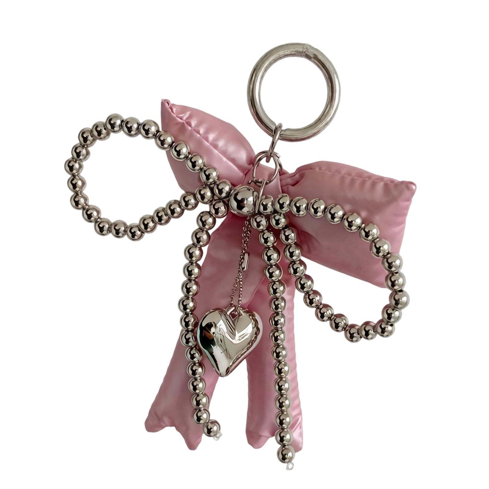 Trendy PU Leather Bowknot Keychain With Pearls Accent And Silver Heart Bag Accessory For Fashionable Women рожевий
Trendy PU Leather Bowknot Keychain With Pearls Accent And Silver Heart Bag Accessory For Fashionable Women рожевий