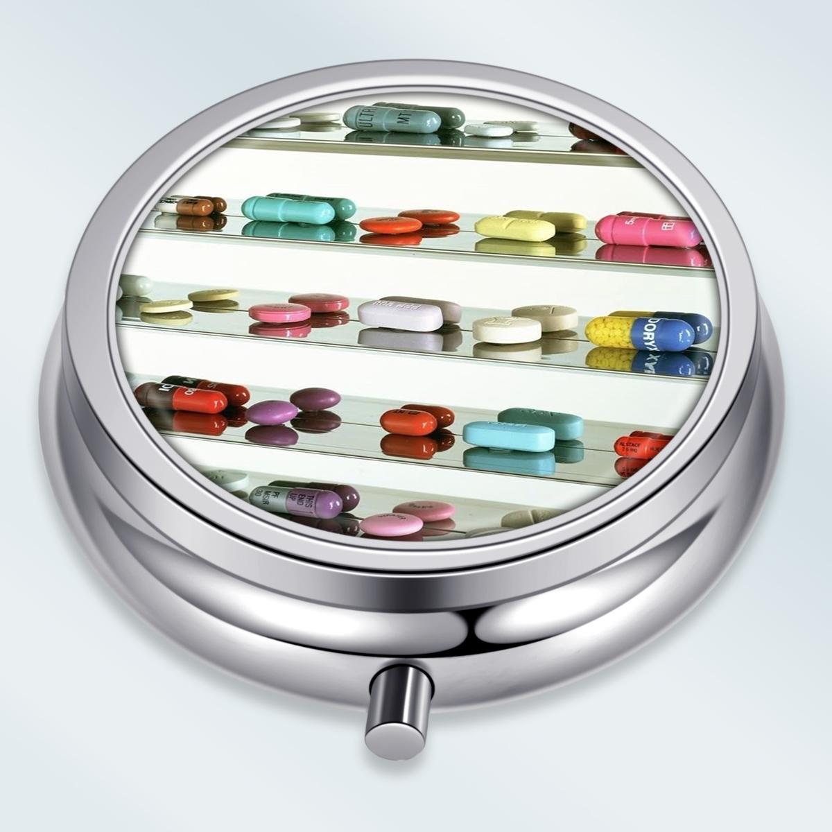 Portable Pill Box with 3 Compartments, Mini Metal Medicine Organizer Case, Cute Printed Pill Container for Vitamins, Pills, Jewelry, Travel, Daily Use різнокольоровий
Portable Pill Box with 3 Compartments, Mini Metal Medicine Organizer Case, Cute Printed Pill Container for Vitamins, Pills, Jewelry, Travel, Daily Use різнокольоровий