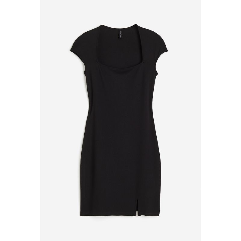 HM Women s Autumn Square Collar Jersey Straight-leg Hem Cover Sleeve Silm Dress 1205804 Black 155/76
HM Women s Autumn Square Collar Jersey Straight-leg Hem Cover Sleeve Silm Dress 1205804 Black 155/76