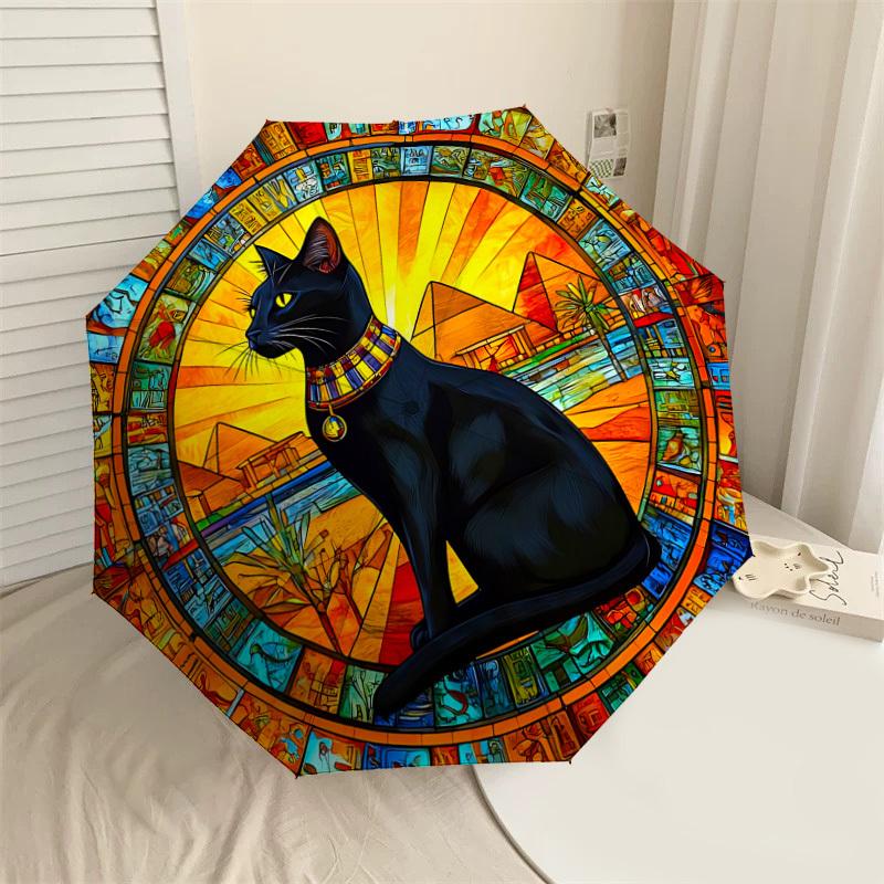 1PC cat stained glassAutomatic Open/Close Umbrella with Windproof, 8-Rib Sturdy Canopy, Durable Ribs, Fashionable Design1247A
1PC cat stained glassAutomatic Open/Close Umbrella with Windproof, 8-Rib Sturdy Canopy, Durable Ribs, Fashionable Design1247A