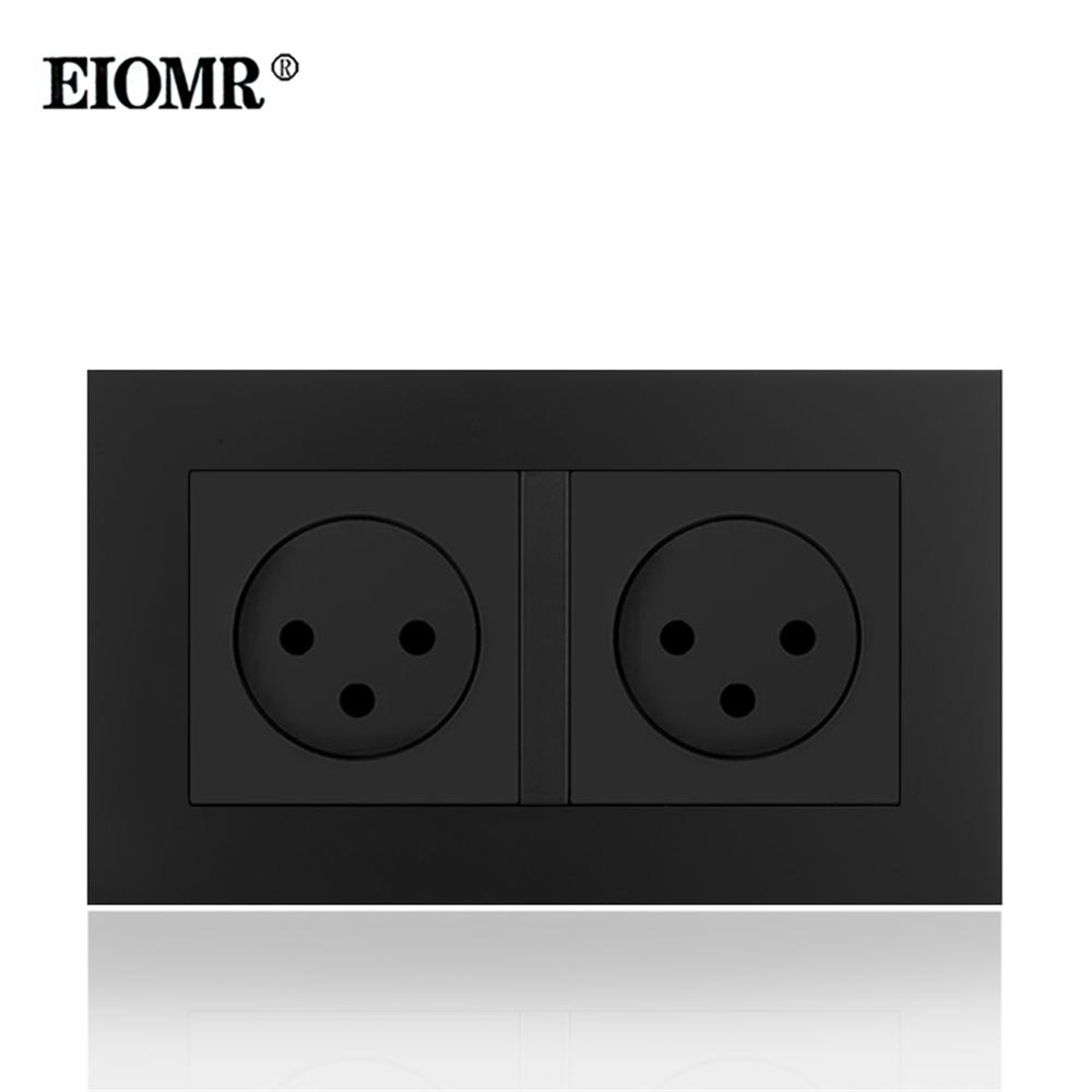 EIOMR Ізраїльський стандартний розетковий блок, Біло-чорний 146*86 мм Панель Настінна розетка, AC 100~250V 16A 3-контактна Ізраїльська розетка для дому та офісу Black PC Plastic
EIOMR Ізраїльський стандартний розетковий блок, Біло-чорний 146*86 мм Панель Настінна розетка, AC 100~250V 16A 3-контактна Ізраїльська розетка для дому та офісу Black PC Plastic