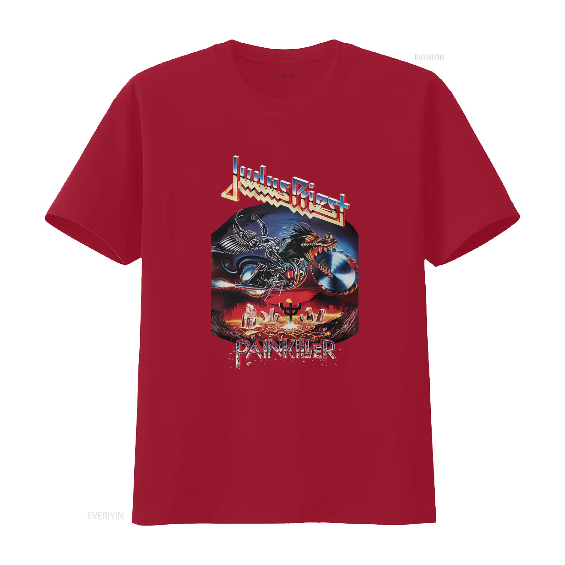 Heavy Metal Band Judas Priest Painkiller Cotton T Shirt for Men Rock Music Fans vintage Washed Stylish Versatile Soft homme S
Heavy Metal Band Judas Priest Painkiller Cotton T Shirt for Men Rock Music Fans vintage Washed Stylish Versatile Soft homme S