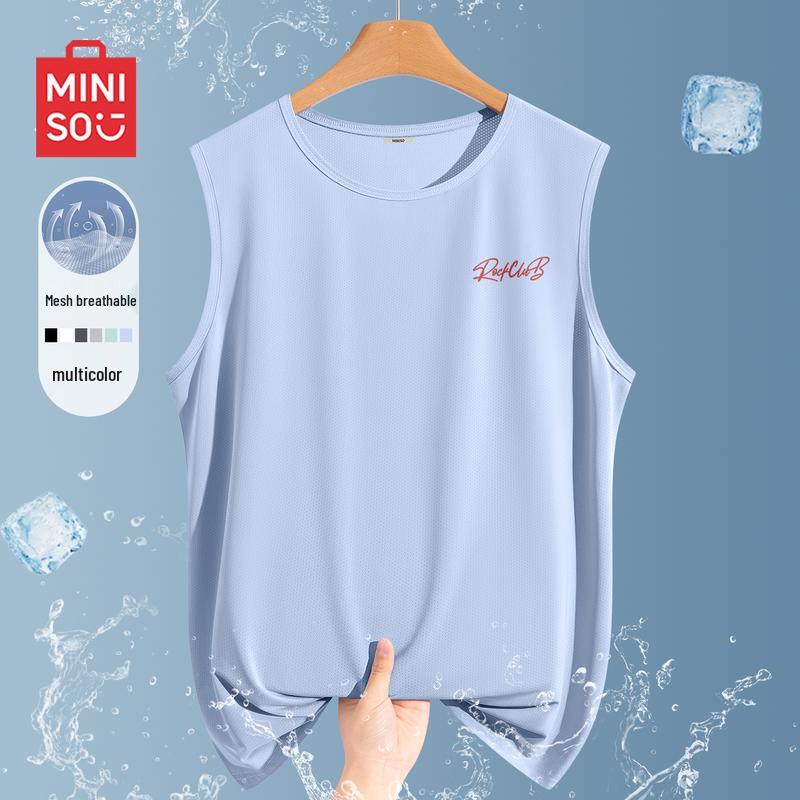 Мужская безрукавка MINISO из ледяного шелка, быстросохнущая 3XL
Мужская безрукавка MINISO из ледяного шелка, быстросохнущая 3XL