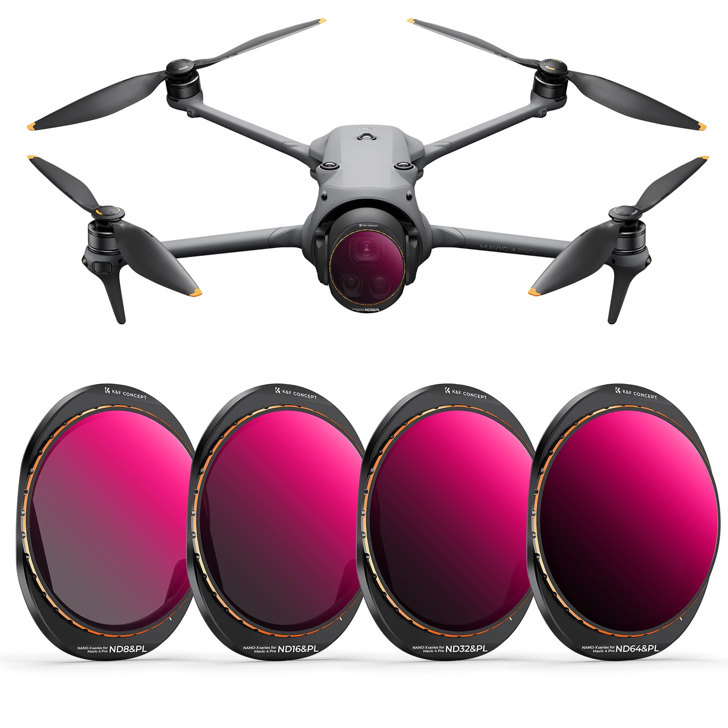Concept ND PL Filter Set for DJI Mavic 4 PRO ND PL Light Video Polarized Lightweight Image Enhancement K&F & (ND8&PL + ND16&PL + ND32&PL + ND64&PL)
Concept ND PL Filter Set for DJI Mavic 4 PRO ND PL Light Video Polarized Lightweight Image Enhancement K&F & (ND8&PL + ND16&PL + ND32&PL + ND64&PL)