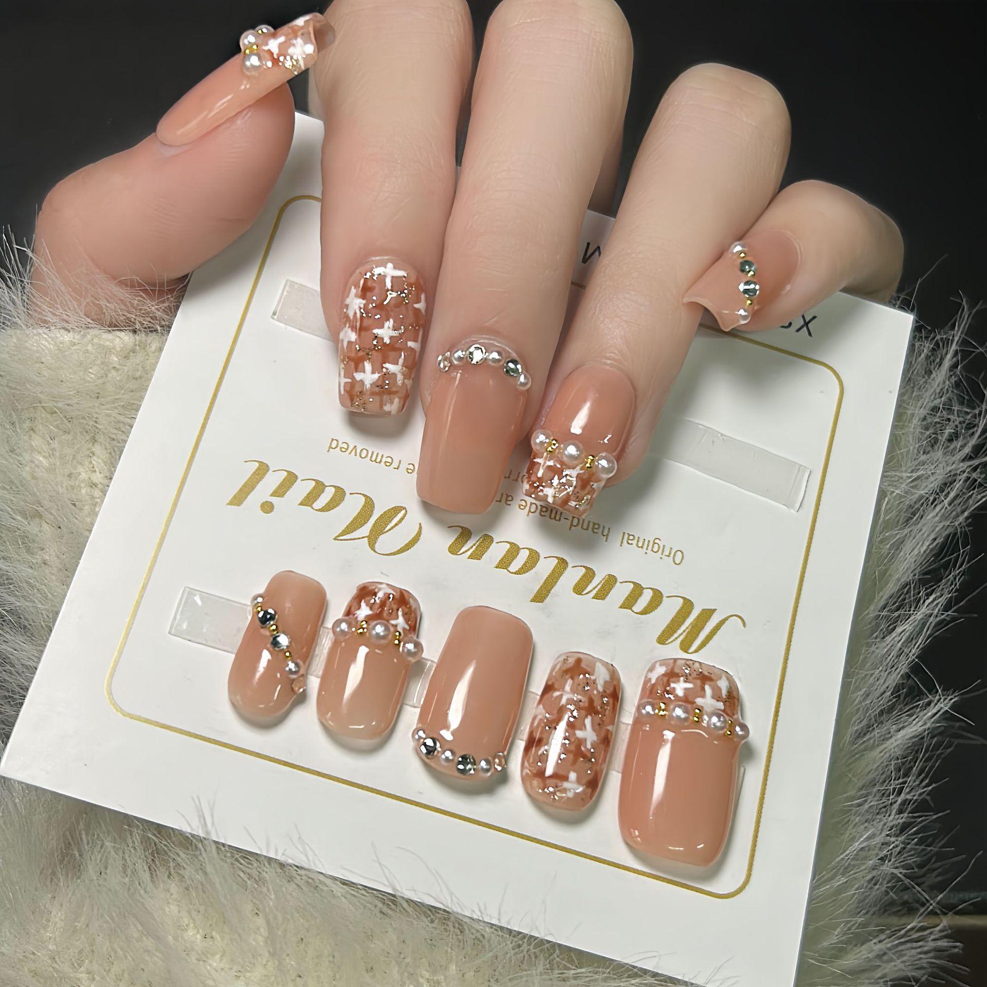 Handmade Fragrant Style Gel Nail Patches - Simple & Pure Desire Wearable Nail Enhancements Small
Handmade Fragrant Style Gel Nail Patches - Simple & Pure Desire Wearable Nail Enhancements Small