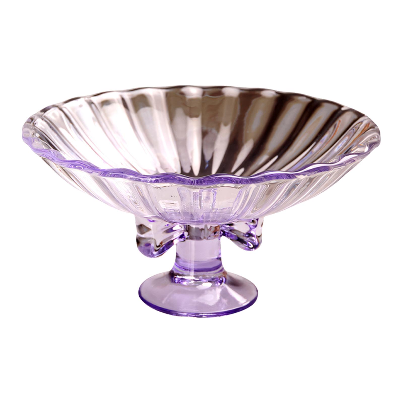 Clear Glass Fruit Plate With Delicate Bowknot Detail Elevated Foot Stand Ideal For Dining Table Centerpieces фиолетовый
Clear Glass Fruit Plate With Delicate Bowknot Detail Elevated Foot Stand Ideal For Dining Table Centerpieces фиолетовый