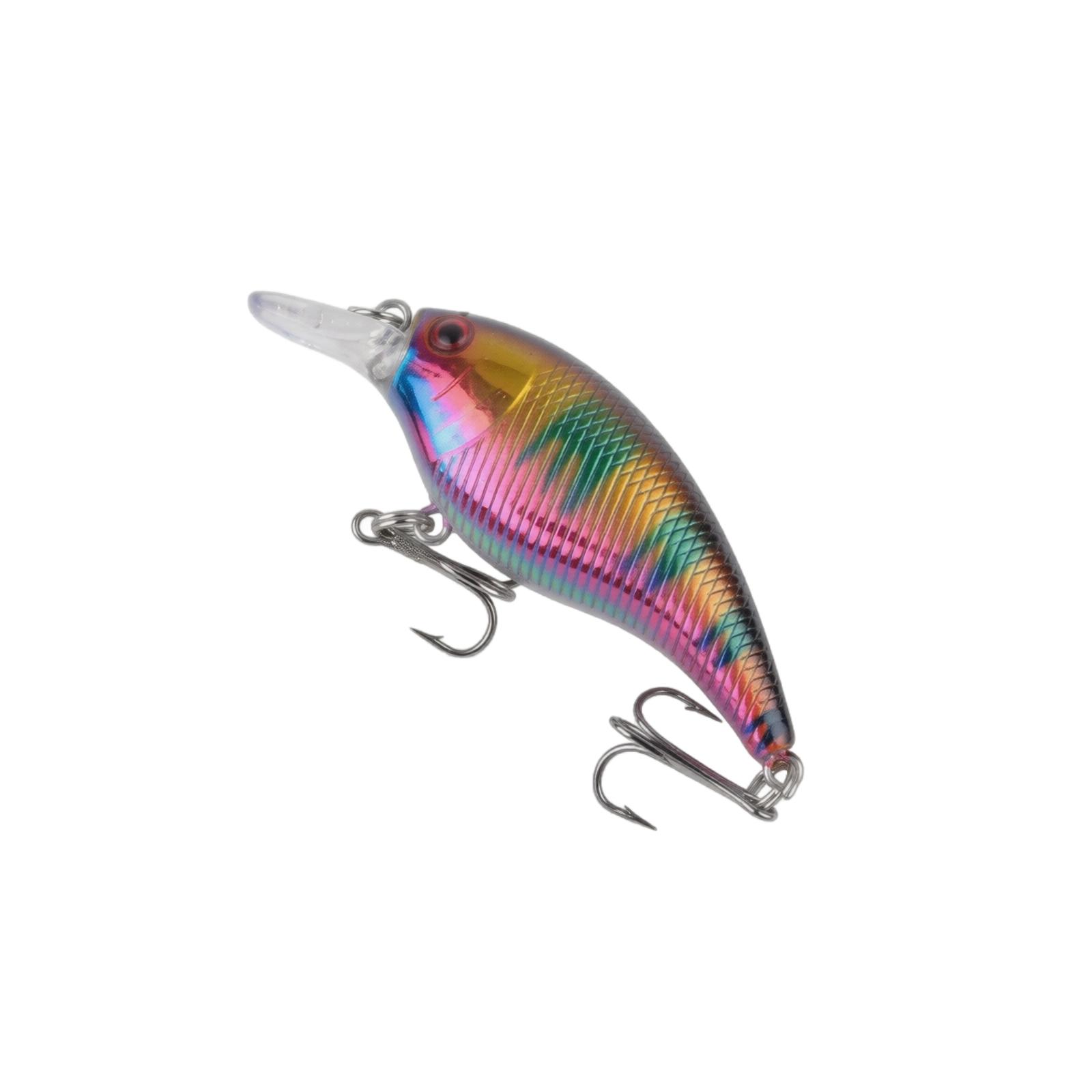 Fishing Crankbait Lure Hard Bait Surface Water Imitation Fish Lure with Treble Hooks Suitable for Freshwater and Saltwater Fishing one size
Fishing Crankbait Lure Hard Bait Surface Water Imitation Fish Lure with Treble Hooks Suitable for Freshwater and Saltwater Fishing one size