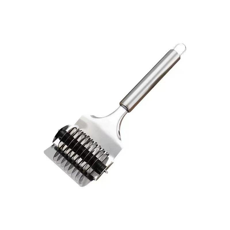 Cortador de pasta manual de acero inoxidable rodillo para fideos herramienta de cocina casera
Cortador de pasta manual de acero inoxidable rodillo para fideos herramienta de cocina casera