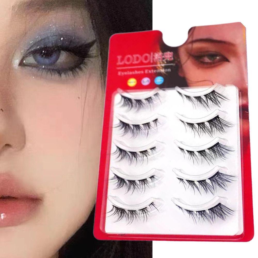 Fake Eyelashes Messy Natural Curled Cat Eye Fox Lashes False Eyelashes 3D Mink Transparent Stem
Fake Eyelashes Messy Natural Curled Cat Eye Fox Lashes False Eyelashes 3D Mink Transparent Stem