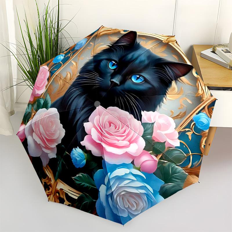 1pc Cat Roses Automatic Opening/Closing Umbrella with Operation & Windproof Canopy yy260311081
1pc Cat Roses Automatic Opening/Closing Umbrella with Operation & Windproof Canopy yy260311081