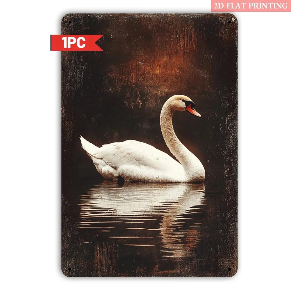 Elegant Metal Swan Sign: Durable Iron Decor for Indoor/Outdoor Use - Perfect Gift for Animal Lovers Vintage Garden Decoration 20x30cm
Elegant Metal Swan Sign: Durable Iron Decor for Indoor/Outdoor Use - Perfect Gift for Animal Lovers Vintage Garden Decoration 20x30cm