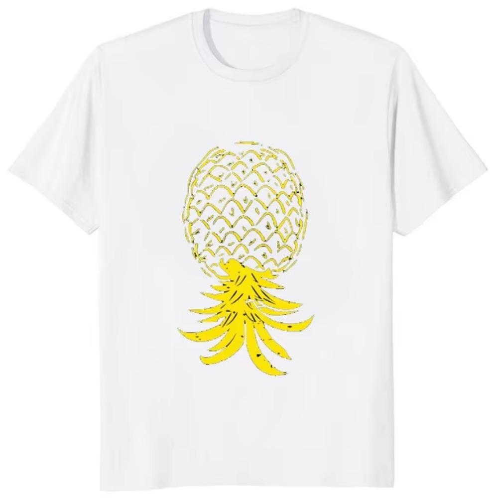 Upside Down Pineapple Printed Tee Swinging Lifestyle TShirts Swinger Men Women Tshirts Valentines Day Tops Casual Tees S
Upside Down Pineapple Printed Tee Swinging Lifestyle TShirts Swinger Men Women Tshirts Valentines Day Tops Casual Tees S