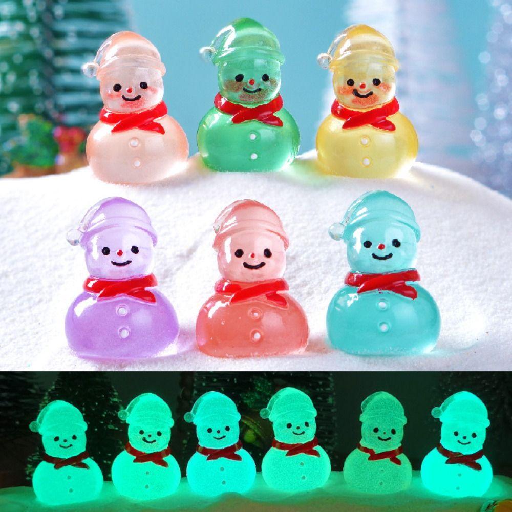 Glow in Dark Mini Snowman Ornament Cute Luminous Snowman Statue Micro Landscape Ornaments
Glow in Dark Mini Snowman Ornament Cute Luminous Snowman Statue Micro Landscape Ornaments