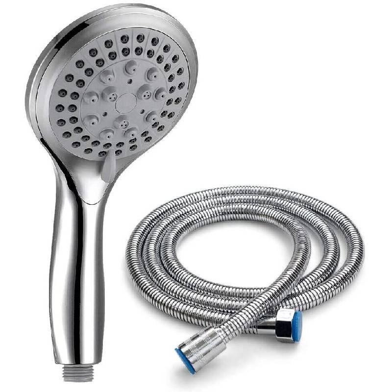 Head With Shower 15m Chrome Shower Hose Pressure Boosting Spray 5 Bathing Modes
Head With Shower 15m Chrome Shower Hose Pressure Boosting Spray 5 Bathing Modes