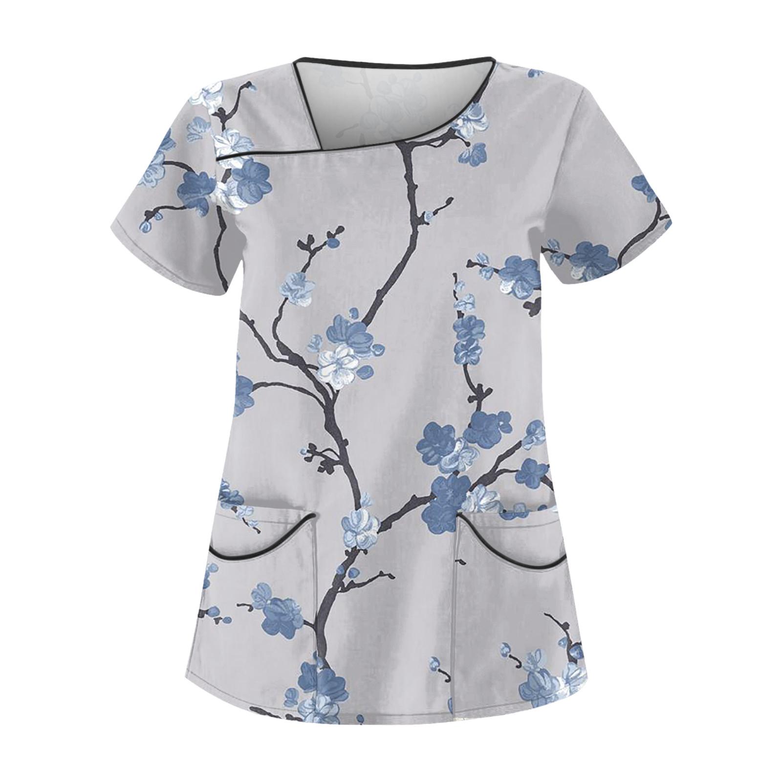 Женская рабочая одежда с цветочным принтом, покатым воротником и двухслойными карманами, базовый топ-пуловер XXXXL
Женская рабочая одежда с цветочным принтом, покатым воротником и двухслойными карманами, базовый топ-пуловер XXXXL