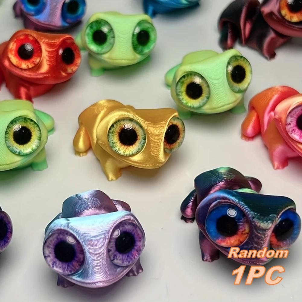 3D Printed Frog Car Ornaments With Realistic Colorful Color-changing Eyes - Perfect For Car Dashboard, Artist Desktop Decoration
3D Printed Frog Car Ornaments With Realistic Colorful Color-changing Eyes - Perfect For Car Dashboard, Artist Desktop Decoration