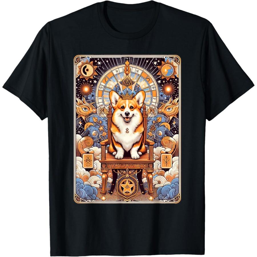 Corgi tarot card T-Shirt XXXXXL чорний
Corgi tarot card T-Shirt XXXXXL чорний