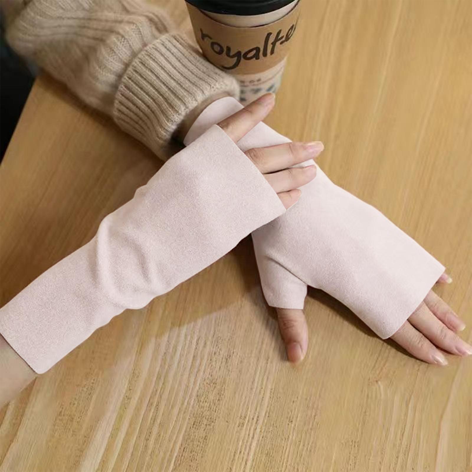 Winter Warm German Velvet Warm Half Finger Gloves For Women One Size рожевий
Winter Warm German Velvet Warm Half Finger Gloves For Women One Size рожевий