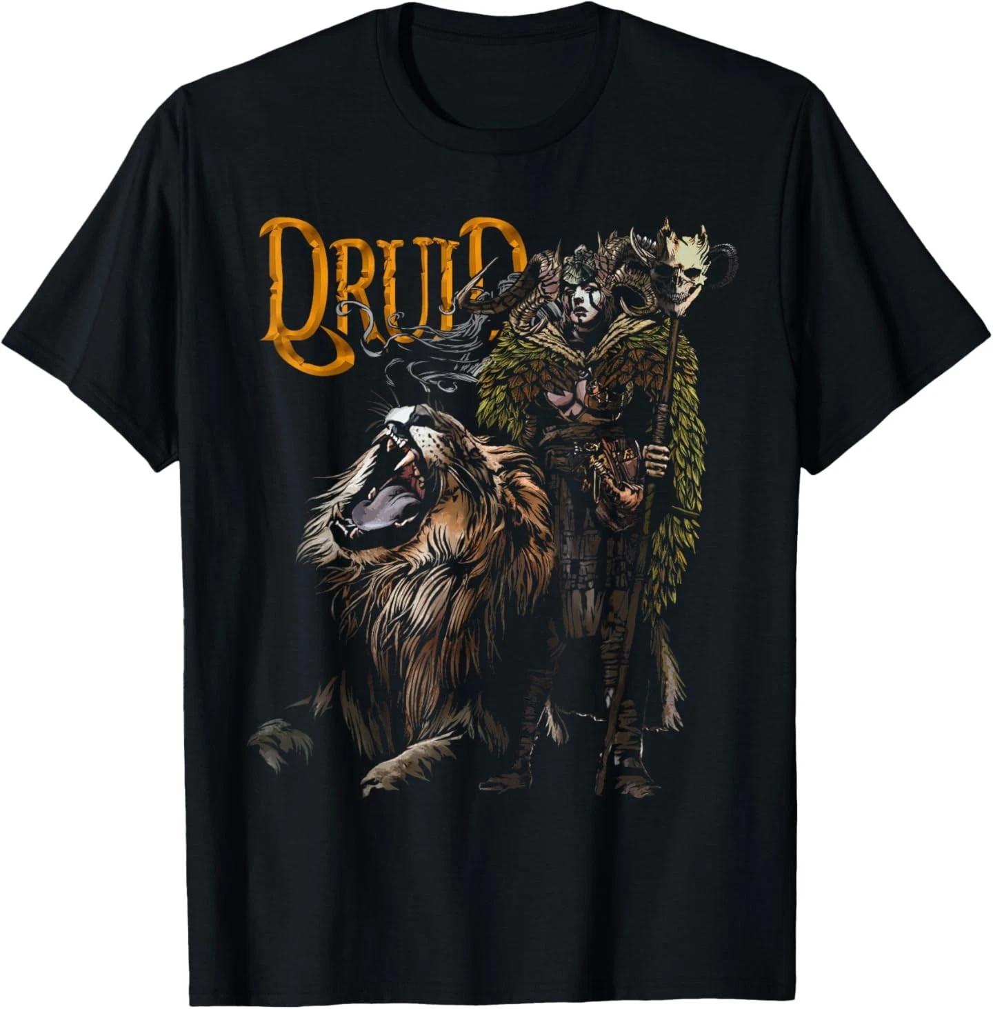 Druid with Lion D20 Fantasy Tabletop RPG Roleplaying Gamer T-Shirt S
Druid with Lion D20 Fantasy Tabletop RPG Roleplaying Gamer T-Shirt S