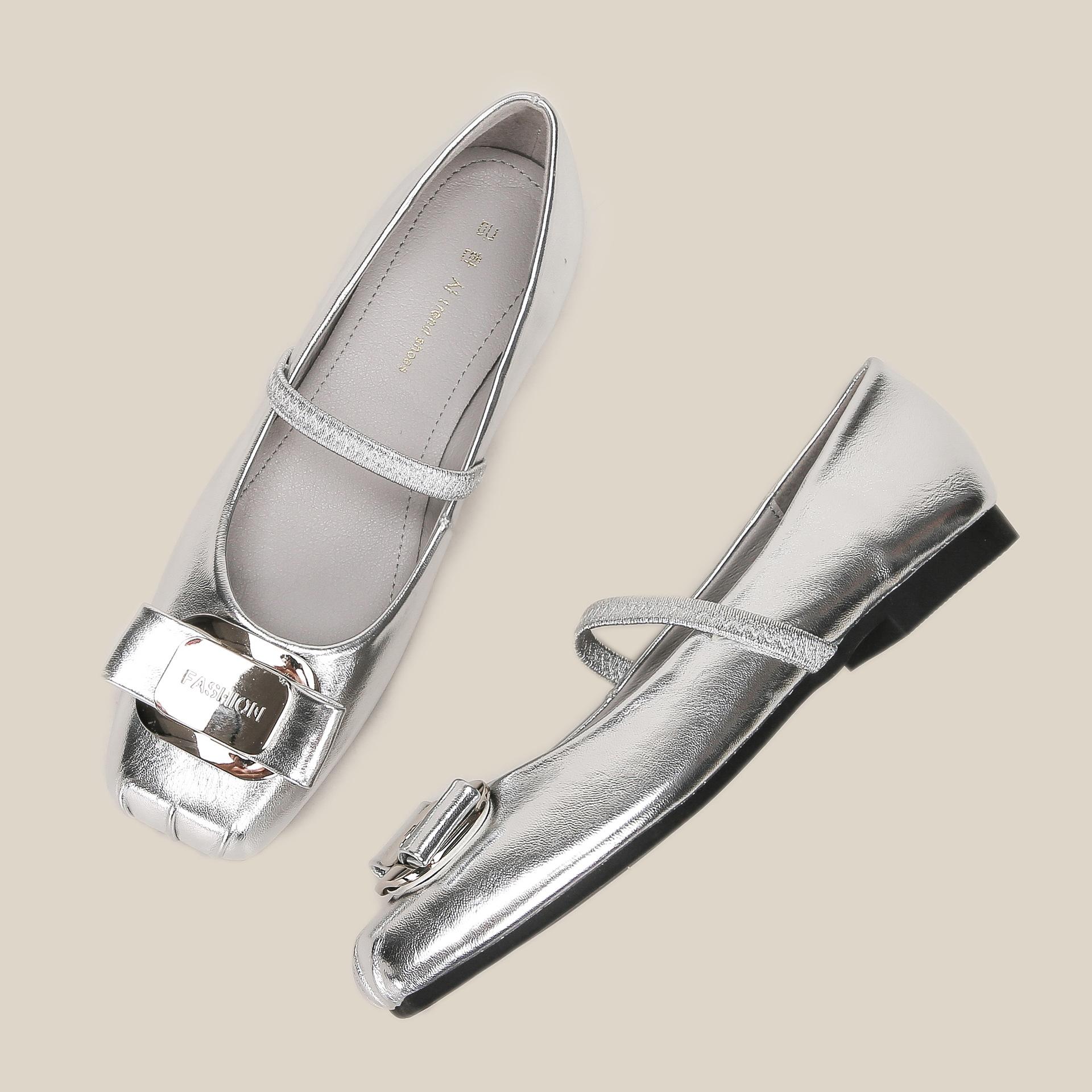 H83-5 Интернет знаменитости плоские туфли с мягкой подошвой удобные серебристые женские туфли с металлической пряжкой Doudou обувь женская 39 серебряный
H83-5 Интернет знаменитости плоские туфли с мягкой подошвой удобные серебристые женские туфли с металлической пряжкой Doudou обувь женская 39 серебряный