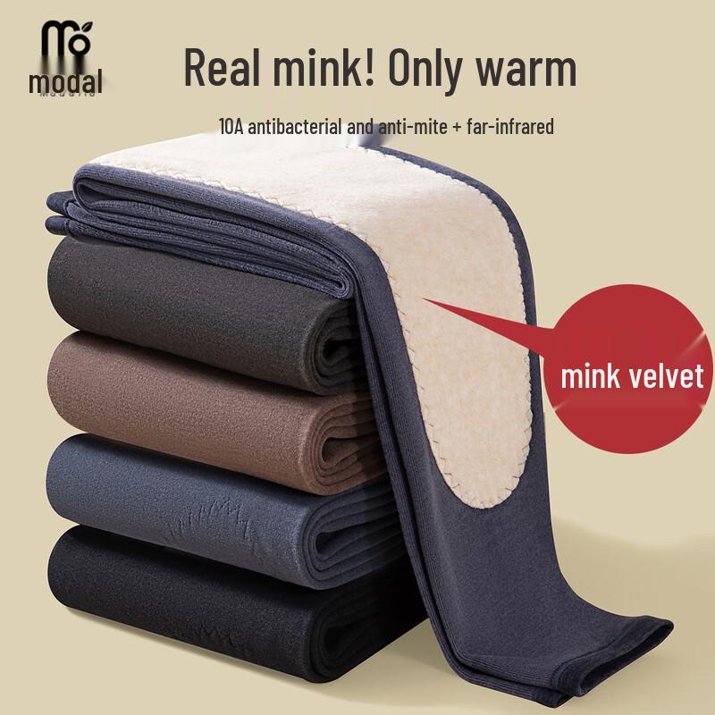 Мужские термобрюки из модала с добавлением норки, на флисовой подкладке, с имбирной вставкой XL (100-130)
Мужские термобрюки из модала с добавлением норки, на флисовой подкладке, с имбирной вставкой XL (100-130)