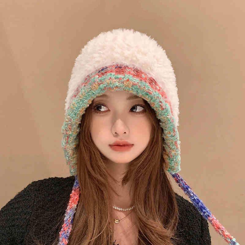 Осенне-зимняя плюшевая шапка женская новая теплая универсальная повседневная шерстяная шапка вязаная шапка-шнурок
Осенне-зимняя плюшевая шапка женская новая теплая универсальная повседневная шерстяная шапка вязаная шапка-шнурок